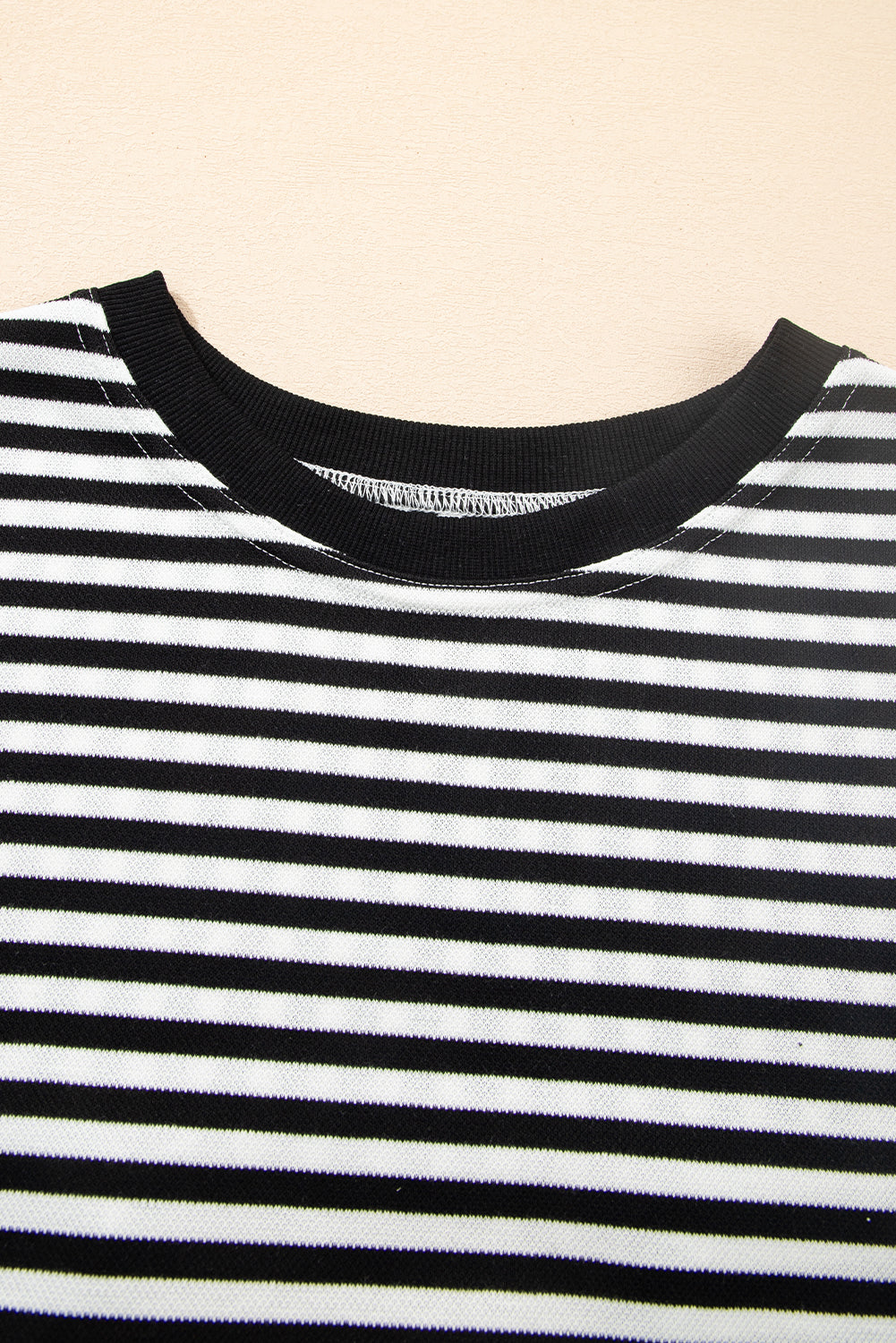 Red Striped Bowknot Backless T-Shirt 78c6566fd480767f