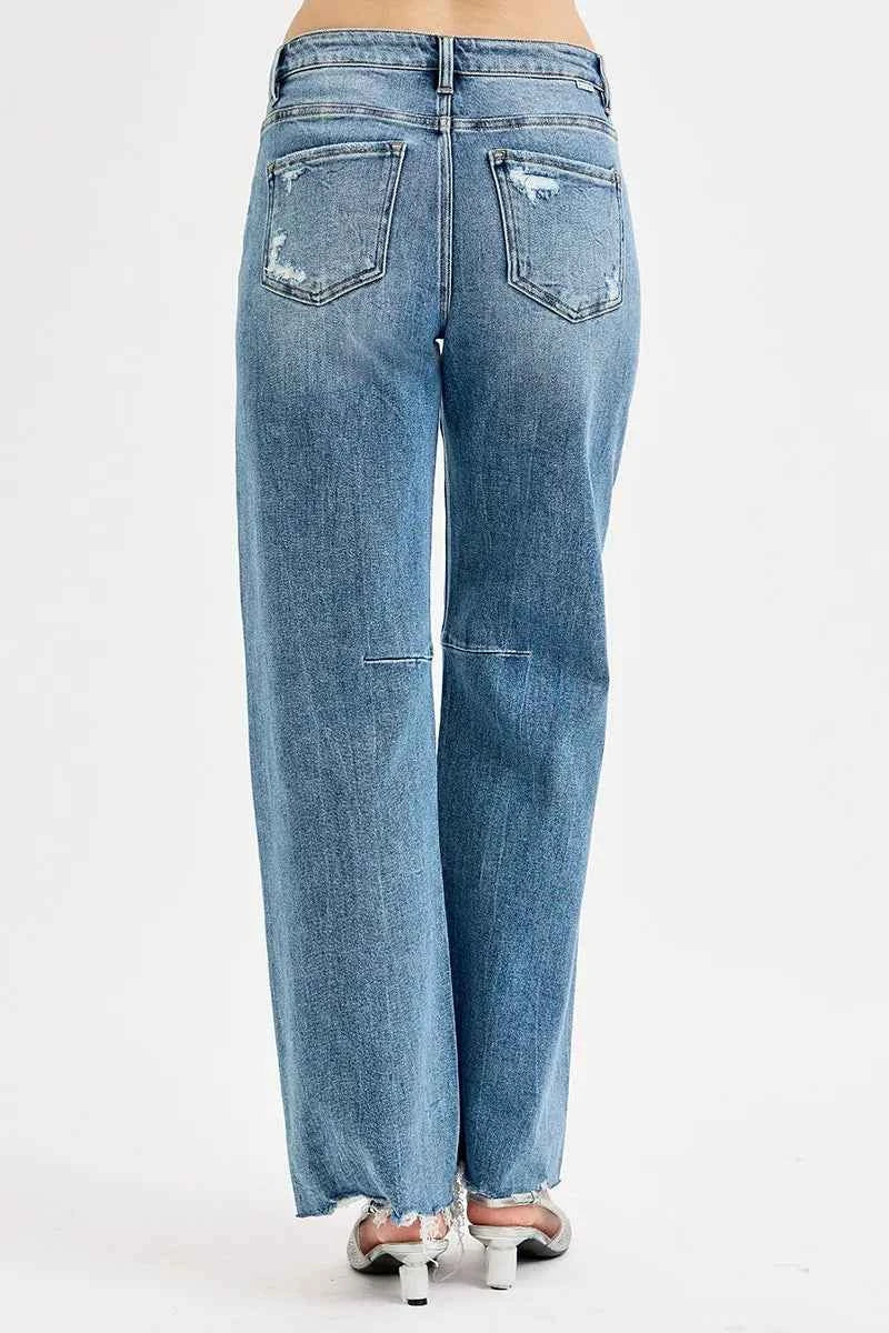 RISEN Full Size Mid Rise Fit Wide Baggy Leg Tie Washed Jeans Plus Size 78f352031de54df5af28bba78b36180c-Max-Origin