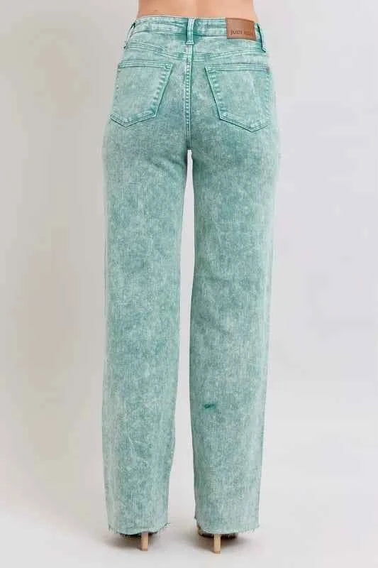 Judy Blue Full Size High Waist Garment Dyed Raw Hem Dad Jean Plus Size 78fca15d08004a8ba273611b22ef9d04-Max-Origin
