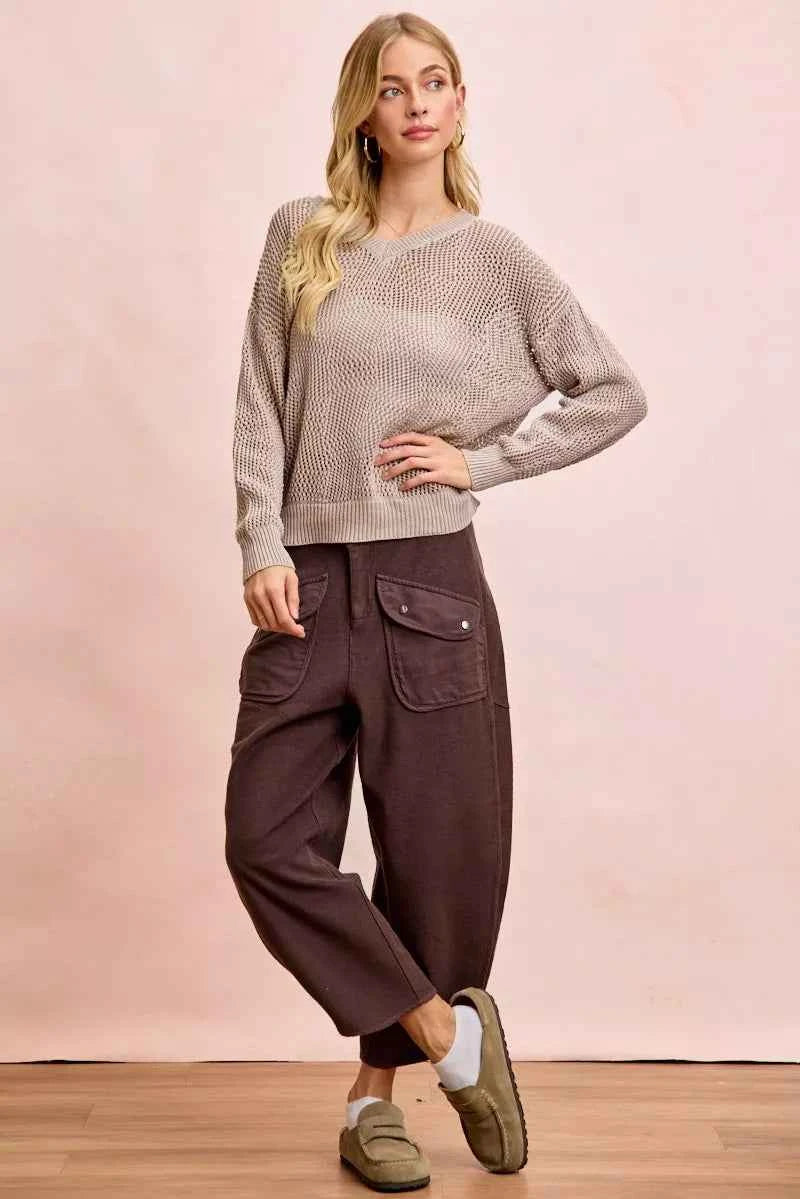 BiBi Washed Terry Pants with Pockets 79049da18e4643619aee44a8b5b9dd3d-Max-Origin