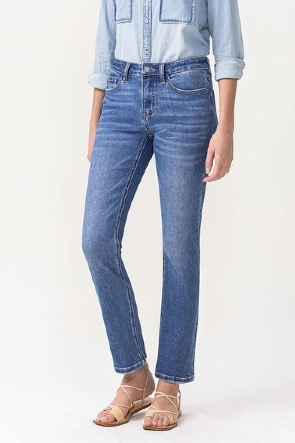 Lovervet Full Size Maggie Midrise Slim Ankle Straight Jeans 790803d671bc4790bdf3a480f5f6f39a-Max