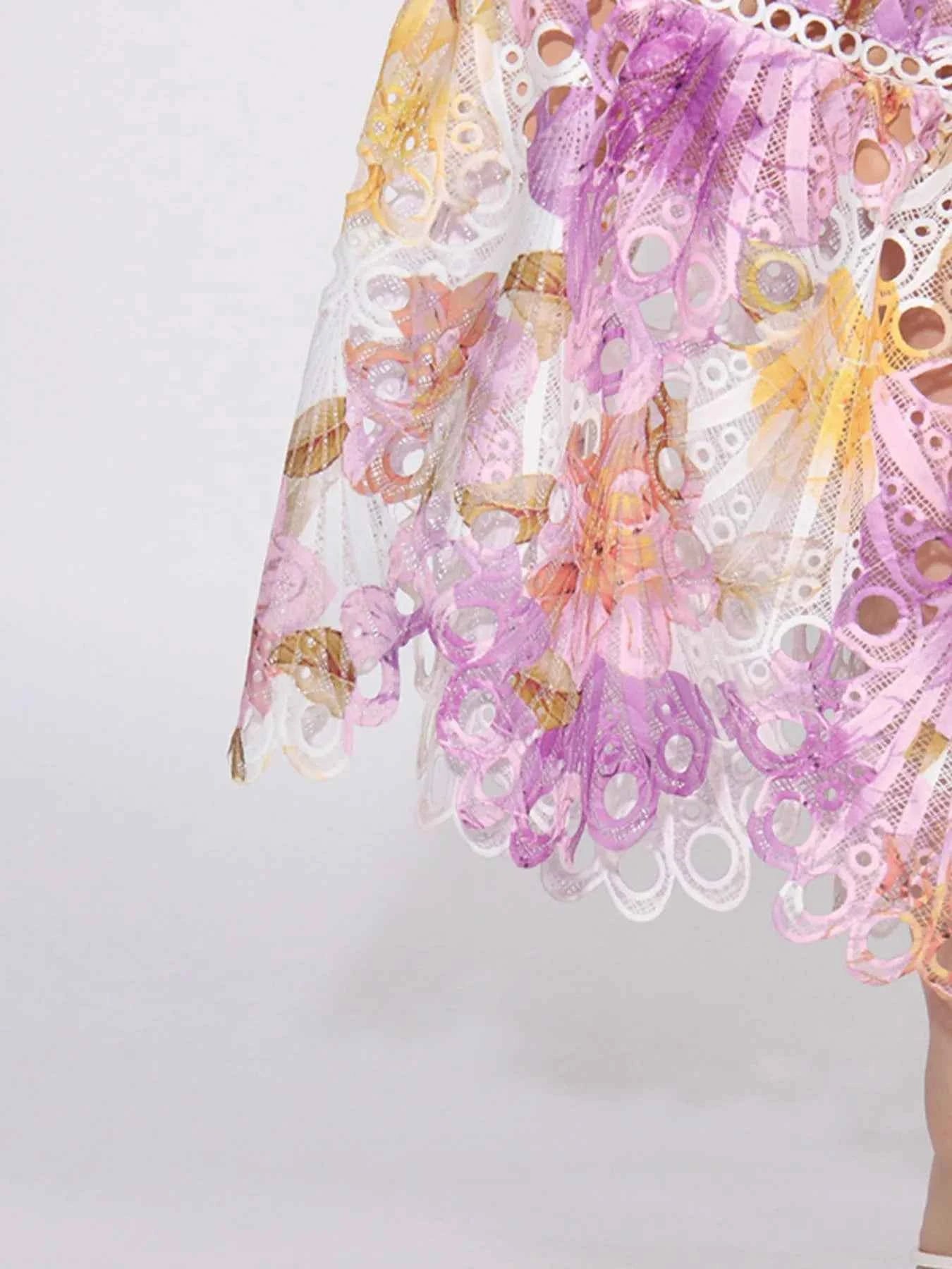 Ruffled Hollow Out Tiered Midi Dress 7923c53b-3bb9-47dd-8d7d-7a64708ae9bc-Max-Origin