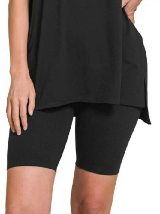 Zenana Brushed Dty Microfiber Round Neck Top and Biker Shorts Set 79367207-379c-4afb-8980-f830058a4b61-Max-Origin_e7a841a4-89c0-42d5-96bd-832bfdea171b