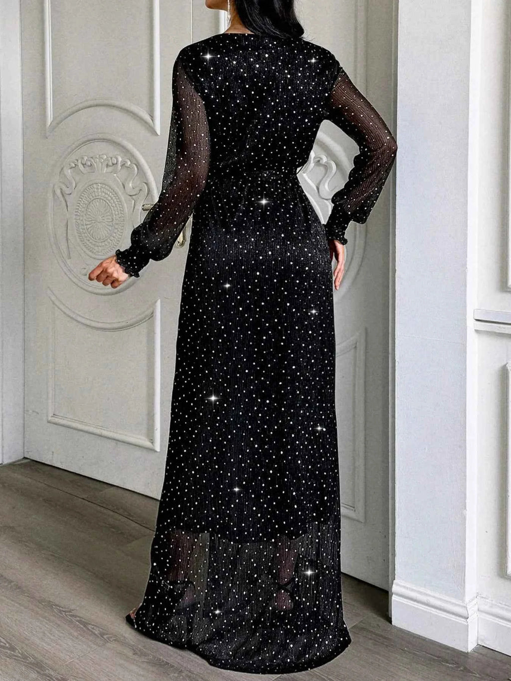 Surplice Slit Tie Waist Maxi Dress 79460aff-092c-492f-877a-882b485db399-Max-Origin