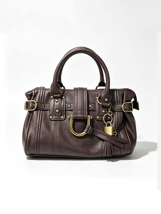 Retro Large-Capacity Shoulder And Crossbody Bag For Work And Commuting Brown Small Size 794f831d-d4de-4604-9898-468a275336bb