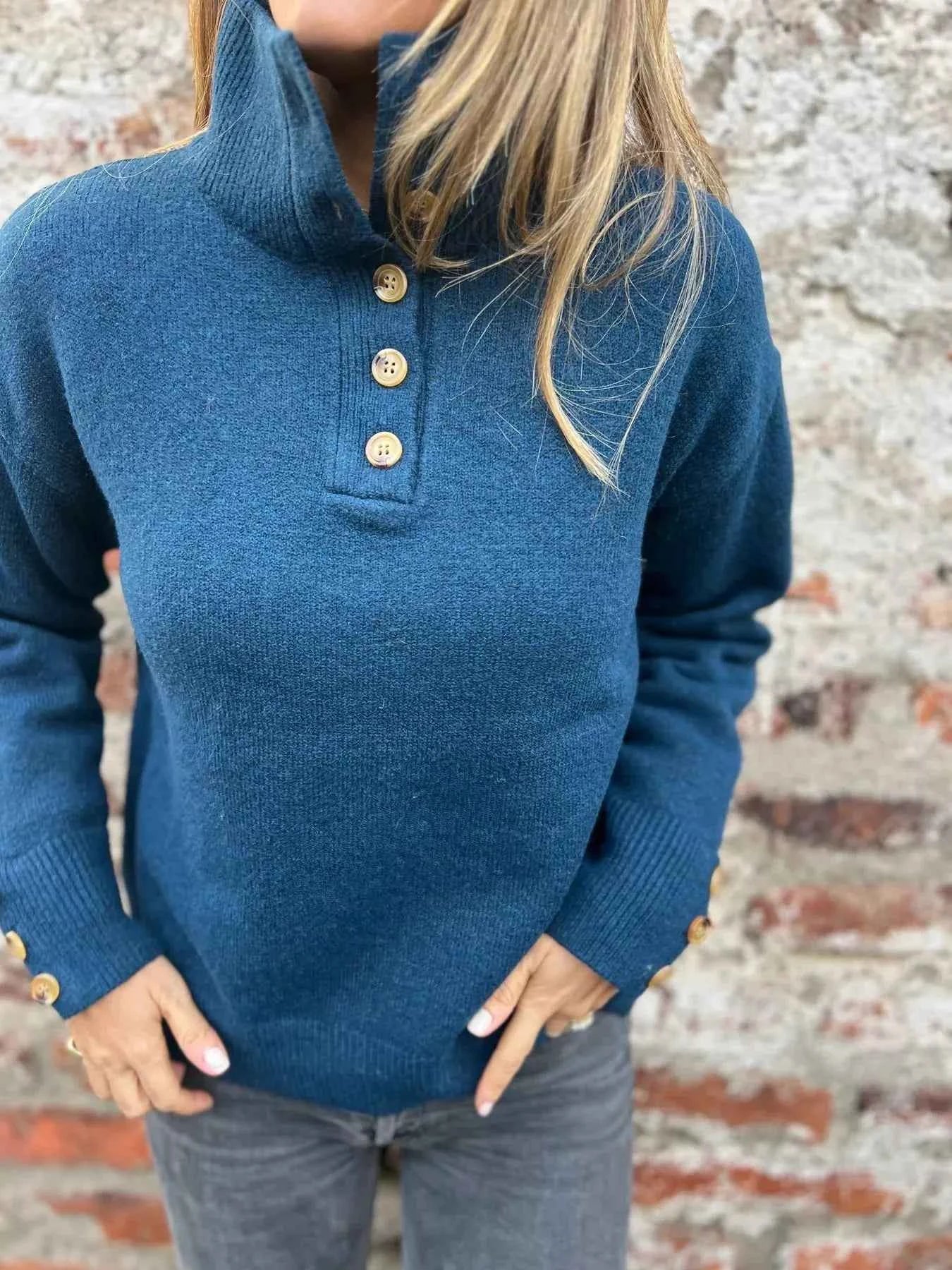 Full Size Button-Detail Turtleneck Sweater Plus Size 796264af-32a8-4062-894f-87652ed905ac-Max-Origin