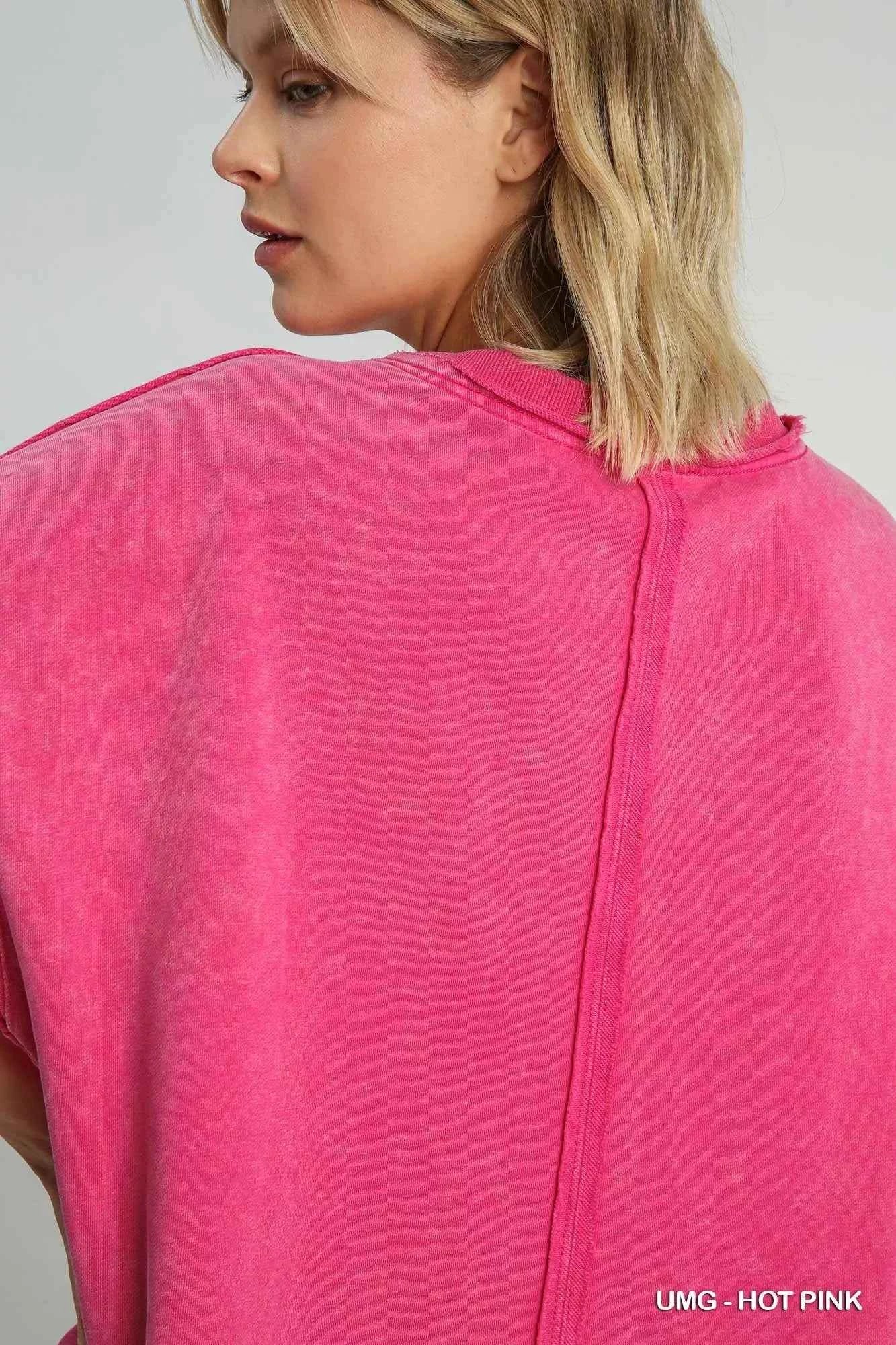 Umgee Mineral Wash Round Neck Top 7987b3d4-d3f9-4572-b673-cb5b098aaacf-Max-Origin