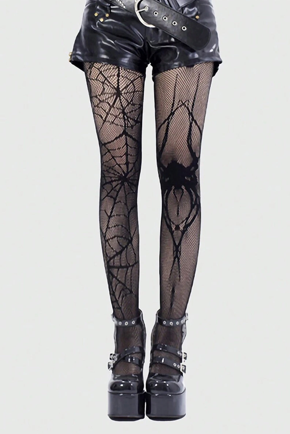 Black Halloween Costume Spider Web Fishnet Tights Stockings 798ff7075b4474ed
