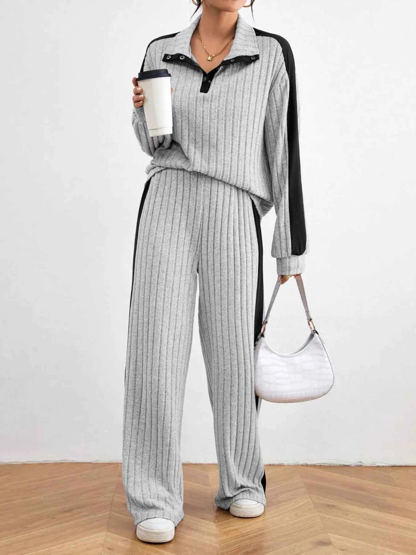 Ribbed Long Sleeve Top and Pants Set 79bcef02a0b6452ba2171ea1d375e610-Max-Origin