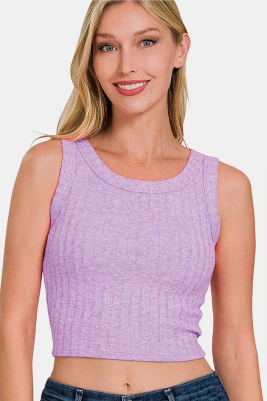 Ribbed Cropped Tank 79d41a47-cb8d-4763-89bf-882735096edc-Max