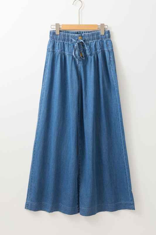 Lily Waist Wide Leg Jeans Dusk Blue 79e8dae8-a707-4c56-9ee7-e7d68df4ae5f