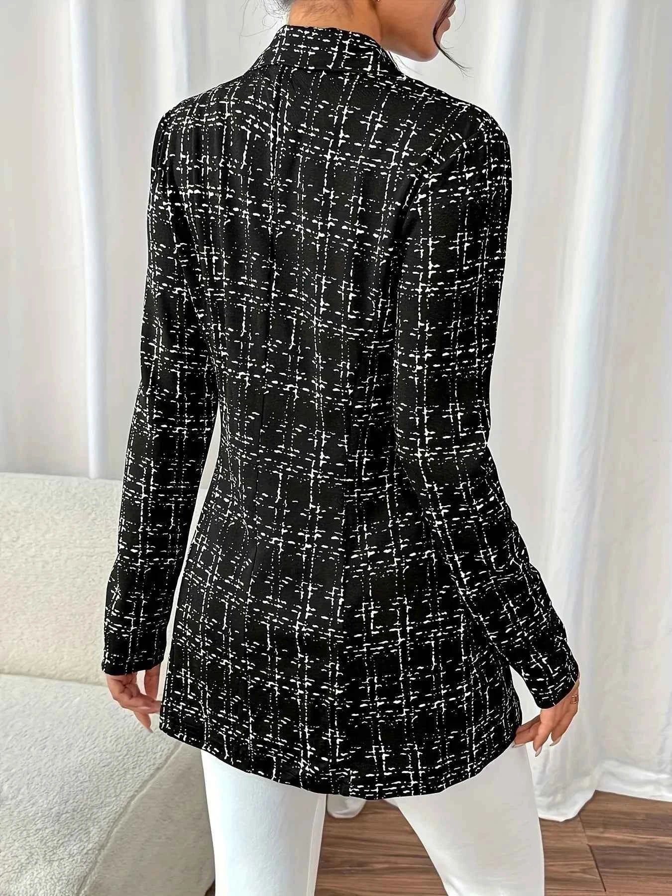 Tweed Double-Breasted Blazer 79fa924eb0734d3fba80f9d4208fd2ee-Max-Origin