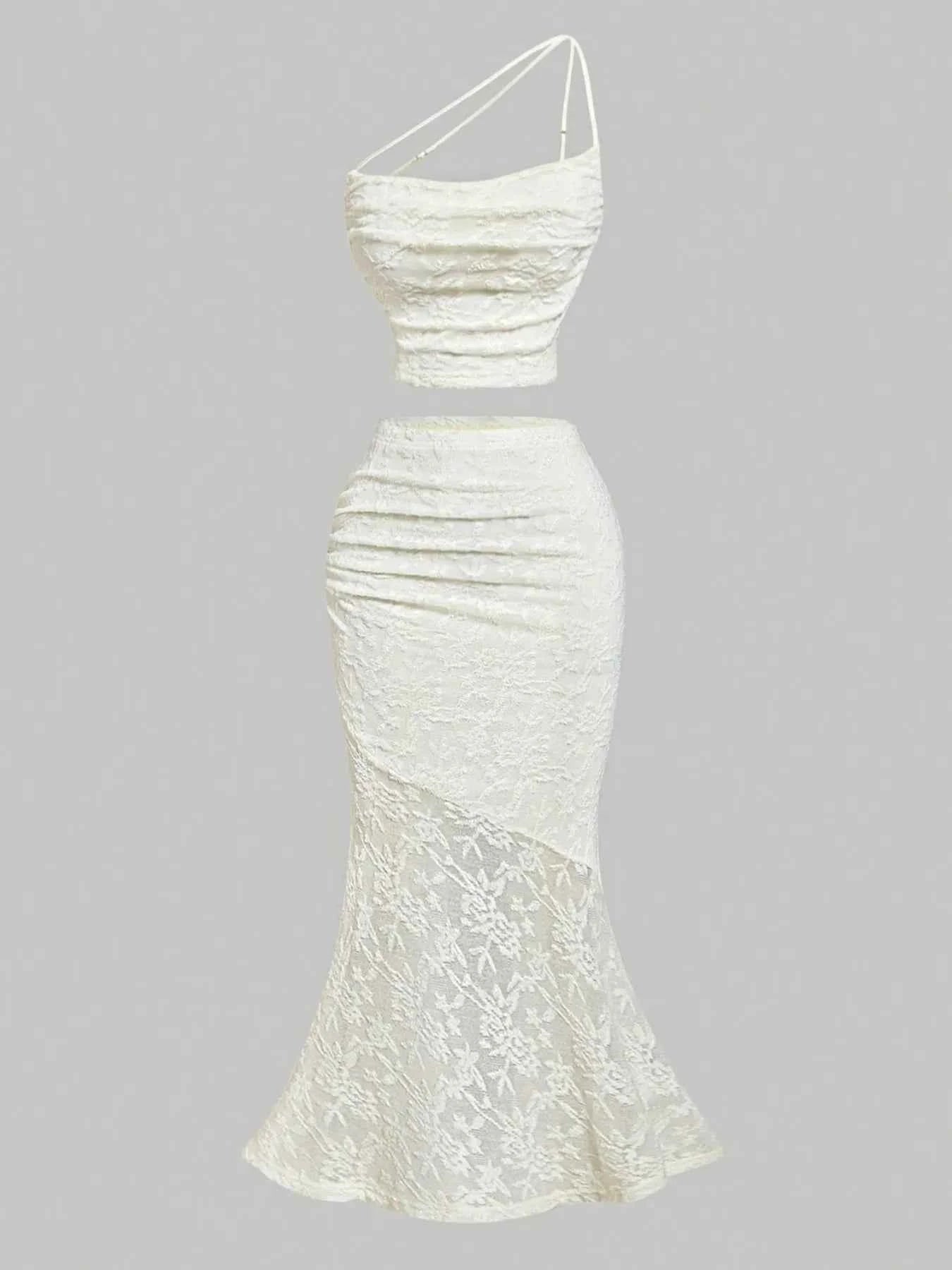 Lace Cami and Mermaid Skirt Set White 7a11342d69cf469f826d0a2b348f0c27-Max-Origin