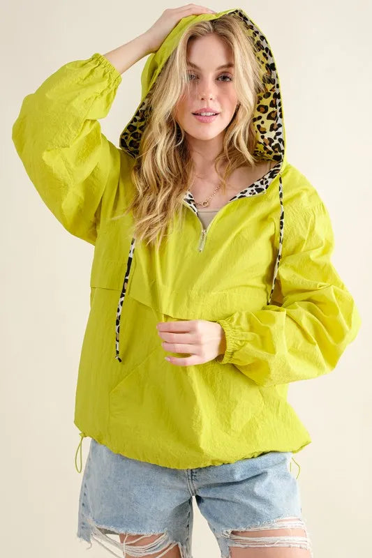 Leopard Print Hoodie Zipper Windbreaker with Pockets 7a2a9362160c497d9ca03b9517170969-Max-Origin