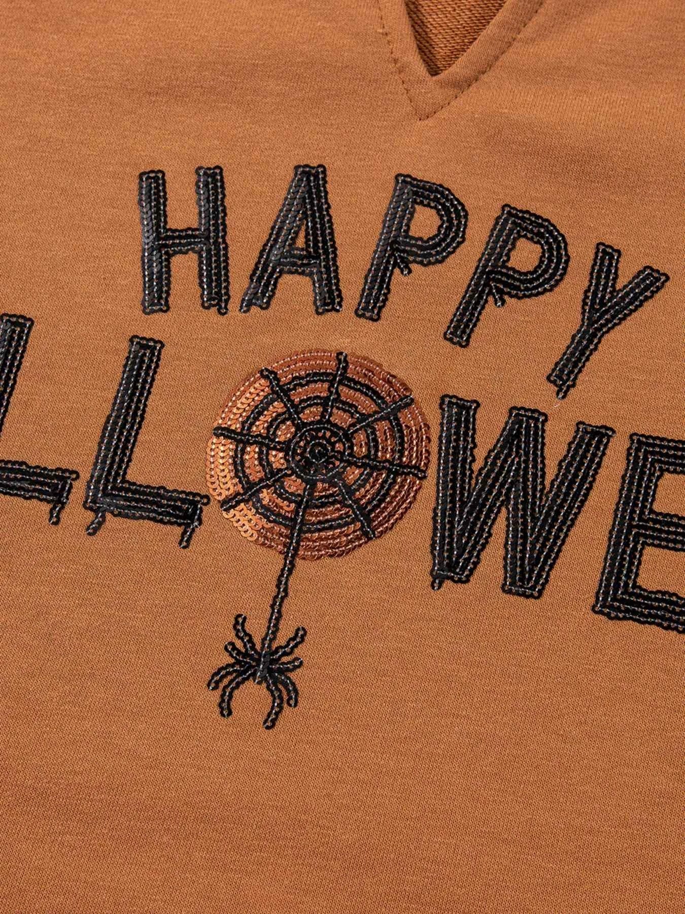 Happy Halloween Graphic Notched Long Sleeve Loose Top 7a52c7ae80294dbba64567dfc918092c-Max-Origin