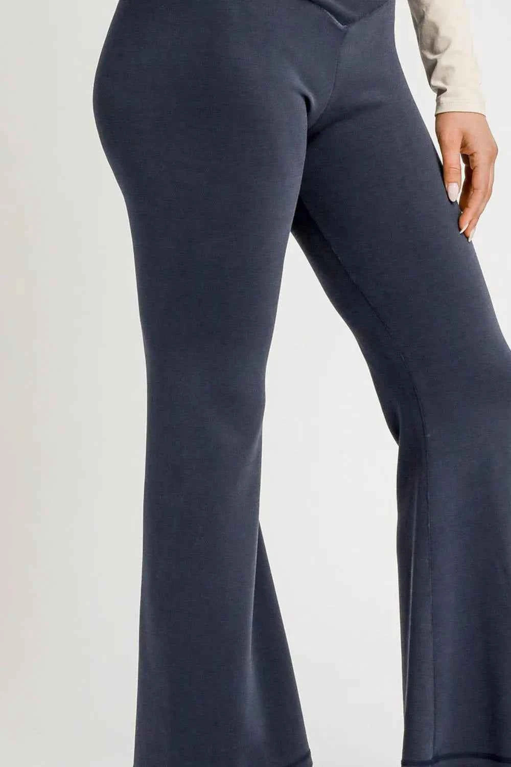 Umgee High-Waisted Flare Leggings 7a592384-79a0-4364-88e9-614a9429a4e5-Max-Origin