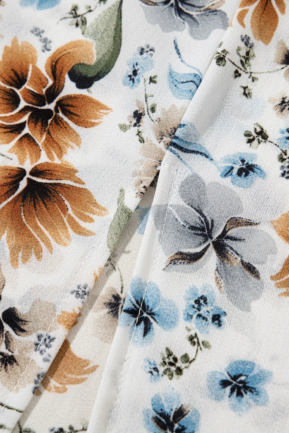 Floral Print Flounce Sleeve Midi Dress 7a62960a-4bfd-4e08-b88c-df4799c45d49-Max-Origin