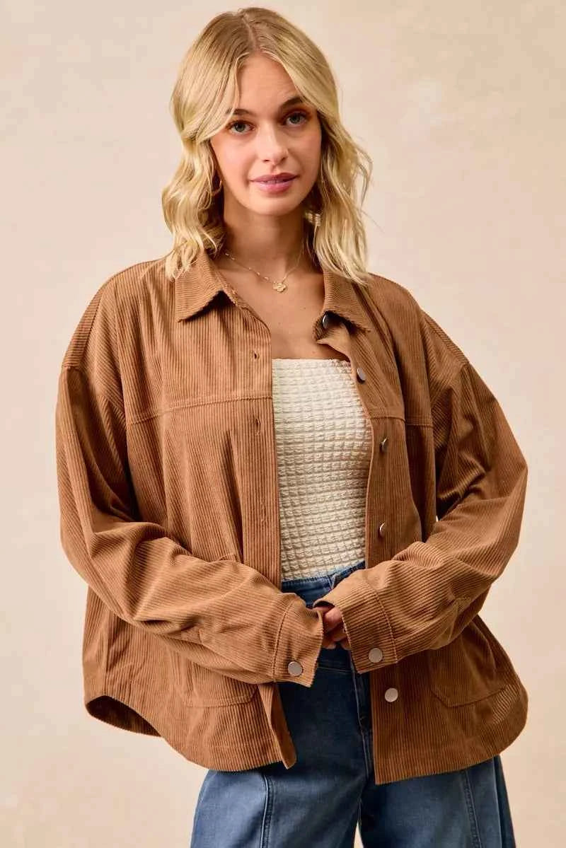 Corduroy Relaxed Fit Shacket with Back Pleat 7a67f1defcd847649f75f9ea974911fe-Max-Origin