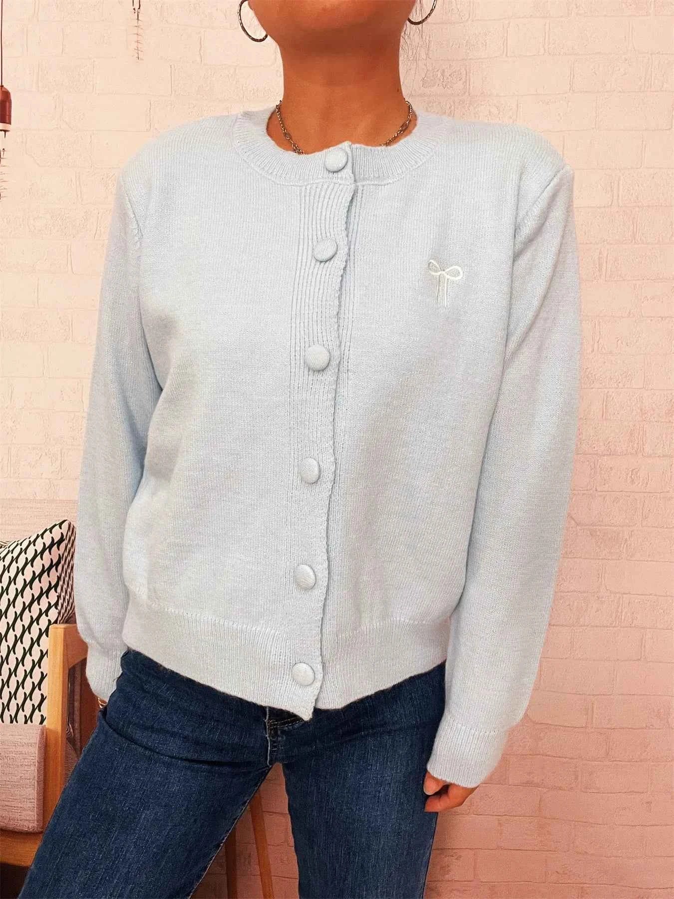 Button-Up Long Sleeve Cardigan 7a6a051760494ec4ac21a146fb0ff4a3-Max-Origin