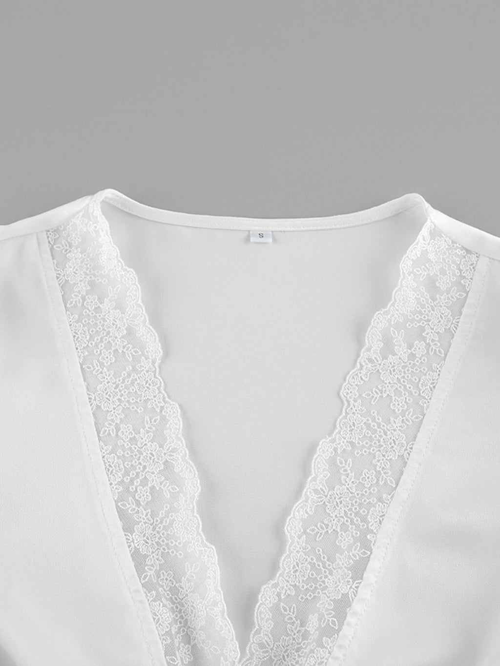 Lace Trimmed Top and Skirt Two-Piece Set 7a73b1f6e25f4eb4a95207c8b9b75c1d-Max