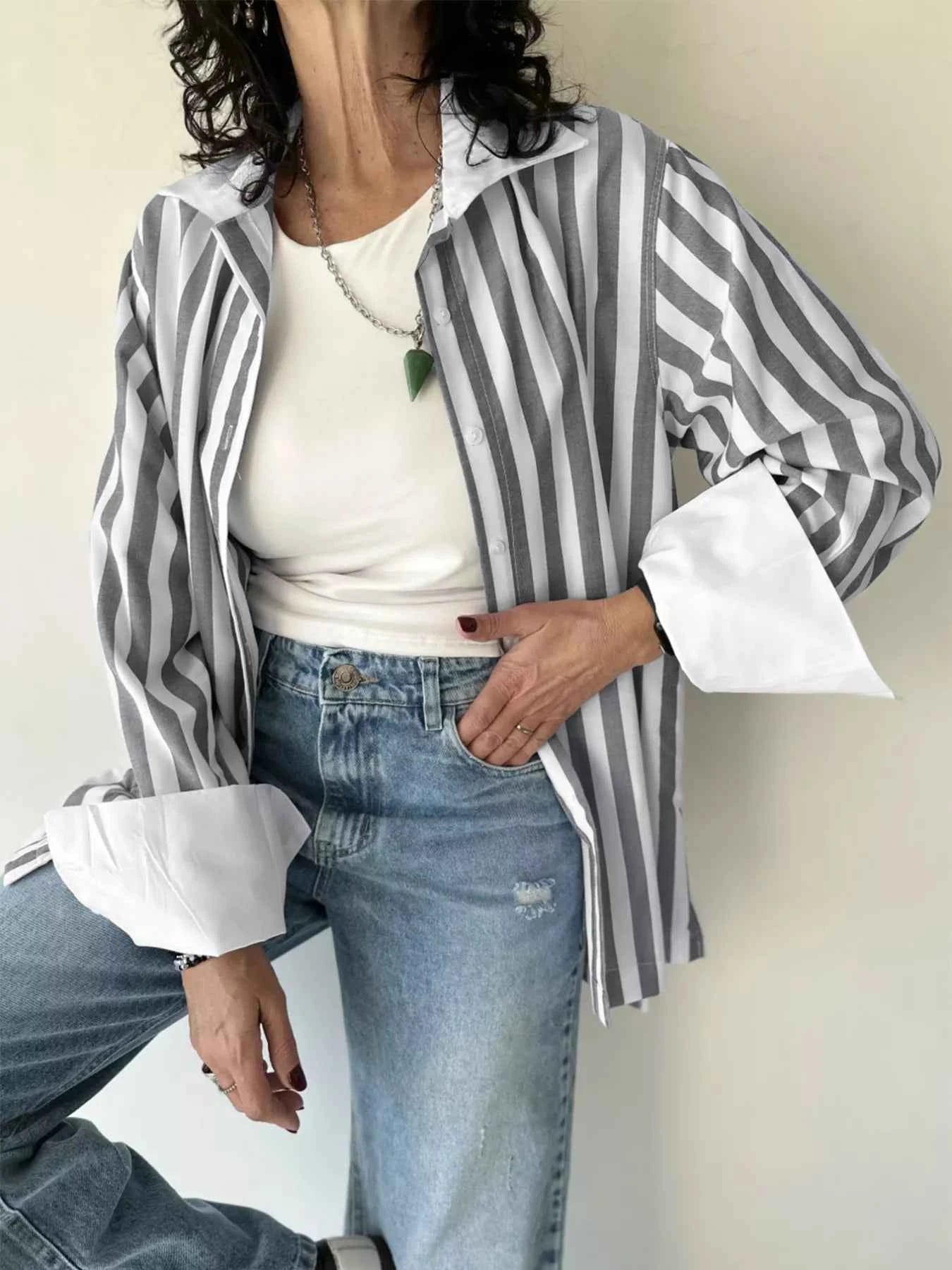 Striped Oversized Button-Up Shirt 7a7893ea-157b-4569-85b3-cdf771a45abc-Max-Origin