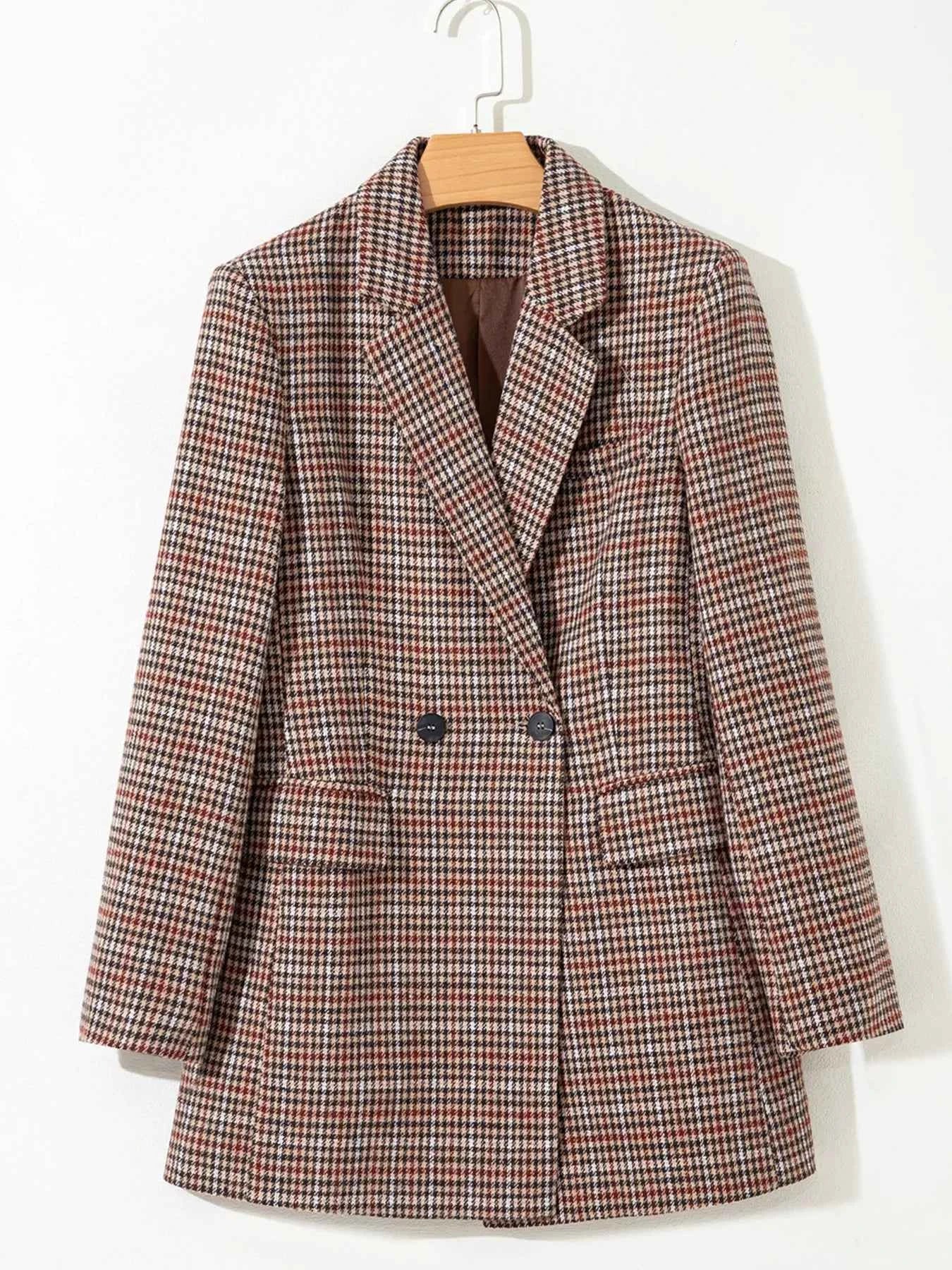 Houndstooth Lapel Collar Blazer 7aaa10b4dd094f62baf07779a6a7fafa-Max-Origin