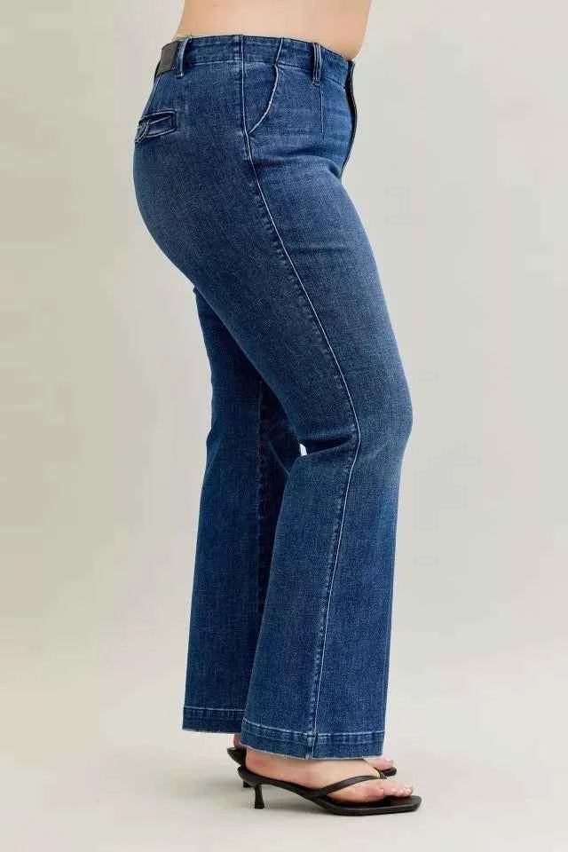 Judy Blue Full Size Mid Rise Bootcut Jeans with Welt Pockets Plus Size 7ad0a59d-a6d9-4e2d-9eec-cf0ae5cf0da7-Max-Origin