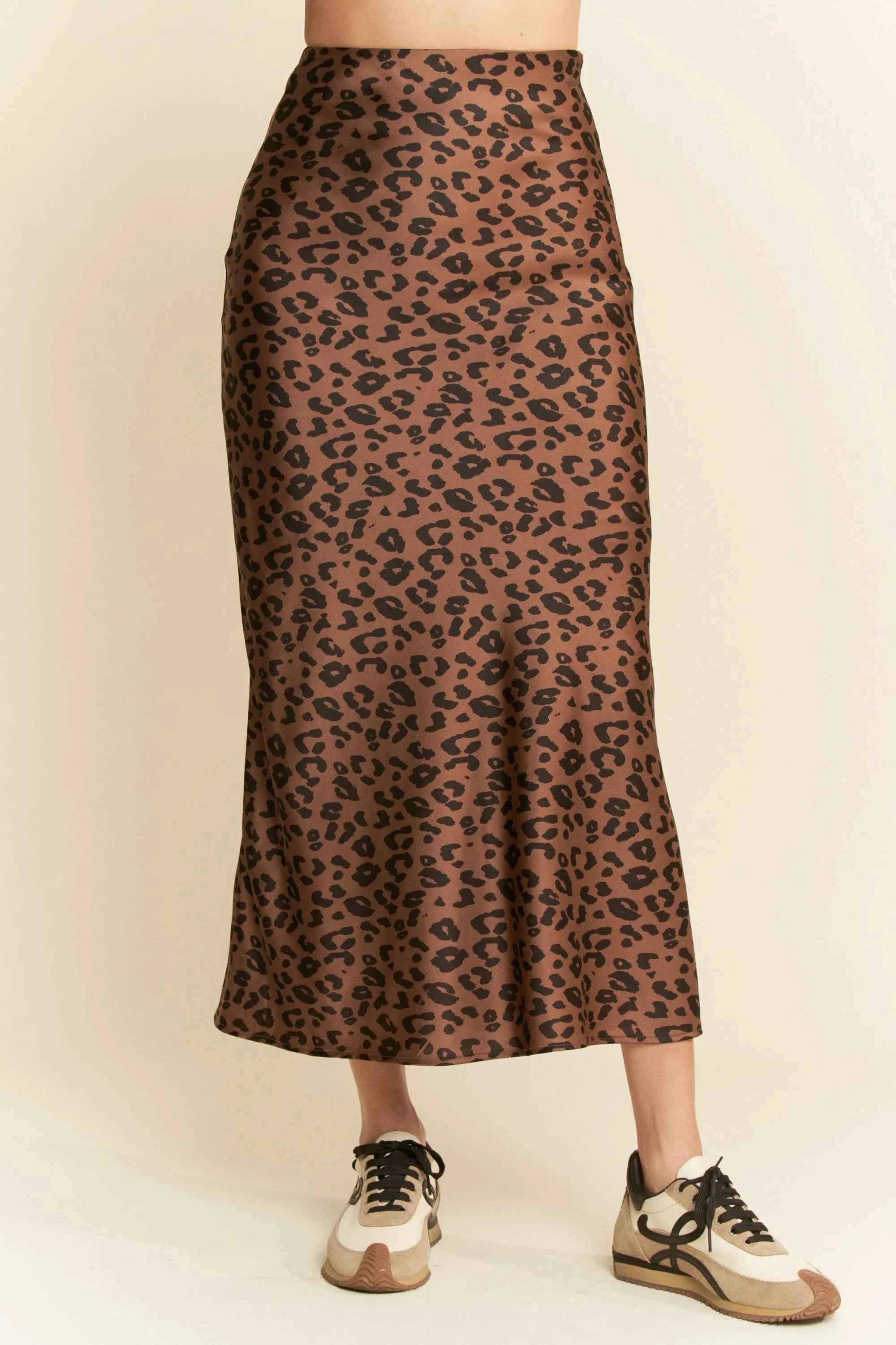 Davi & Dani Leopard Animal Print Long Length Skirt 7ad49ac0aa5c46a8a6c456dc833d87c8-Max-Origin