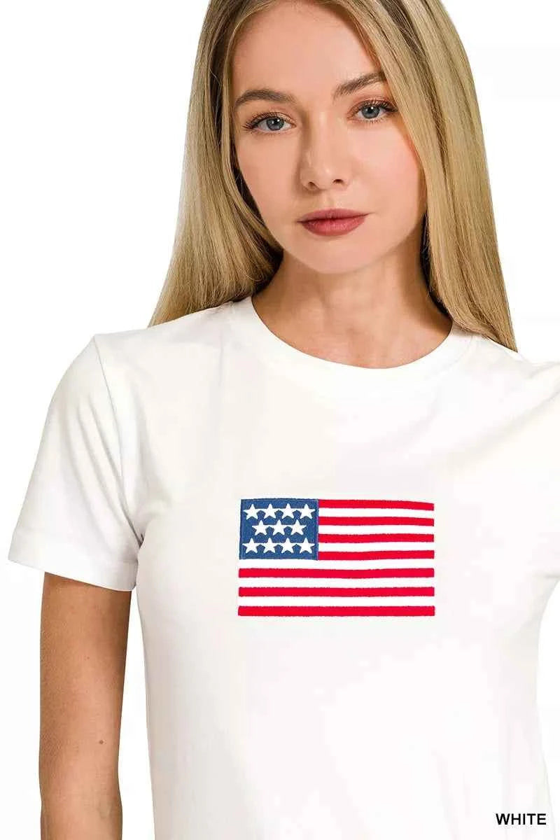 Zenana American Flag Tee 7af6d7beb903494d823a941beab08f2e-Max-Origin