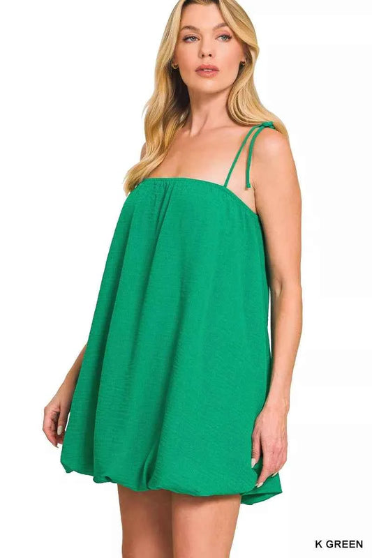 Zenana Woven Airflow Mini Bubble Dress 7b434b627743486d985d54e2f5125e0c-Max-Origin