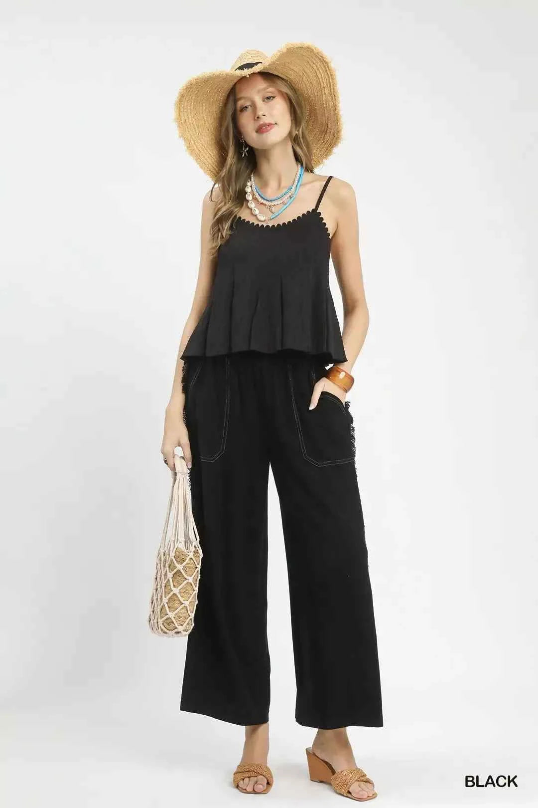 Linen Frayed Side Pocket Wide Leg Pants 7b53ab65-7522-4278-a486-af982da91147-Max-Origin