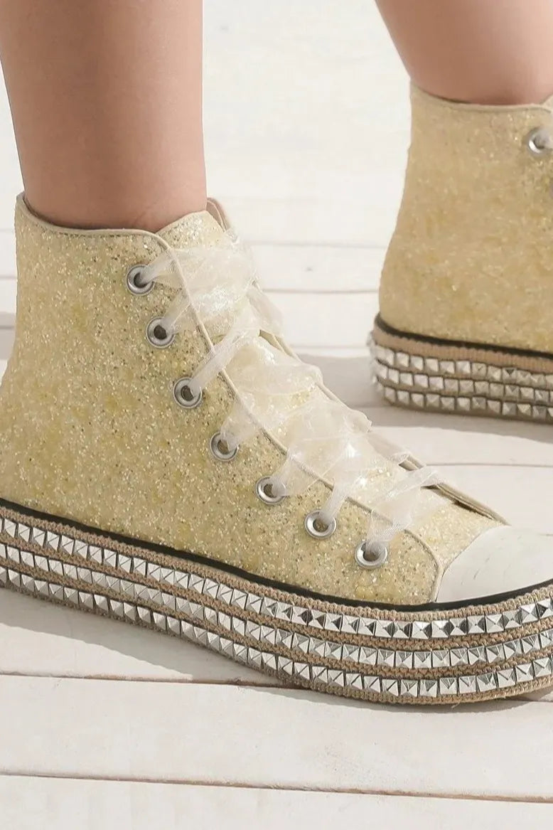 Beast Fashion Glitter Lace-Up Studded Platform Sneakers 7b6b49ee-a4ba-4fbe-b307-0f3a569d9a02-Max