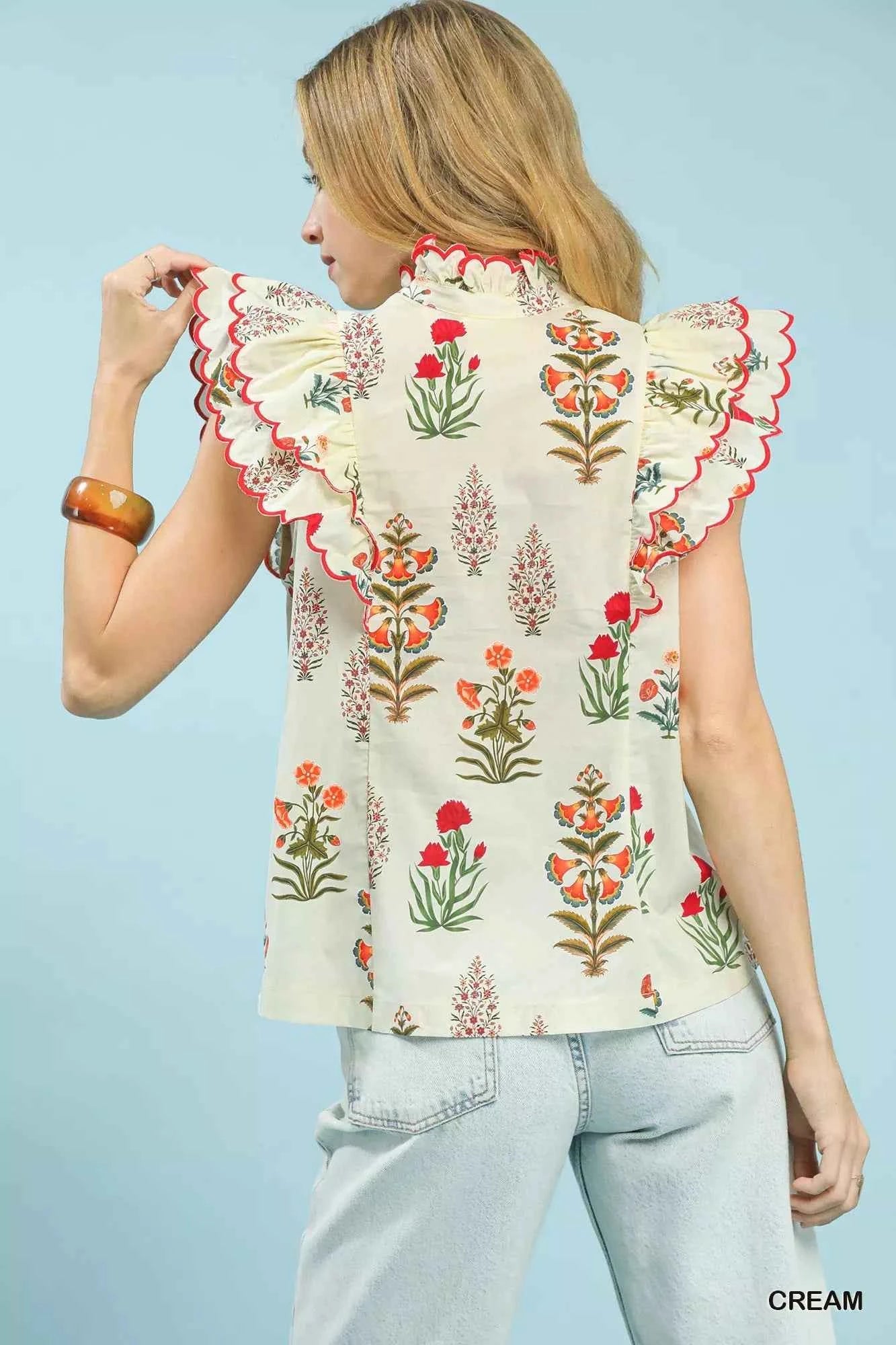 Umgee Block Floral Print Top 7b84da8b-010a-4b95-8a79-402aedb5c532-Max-Origin