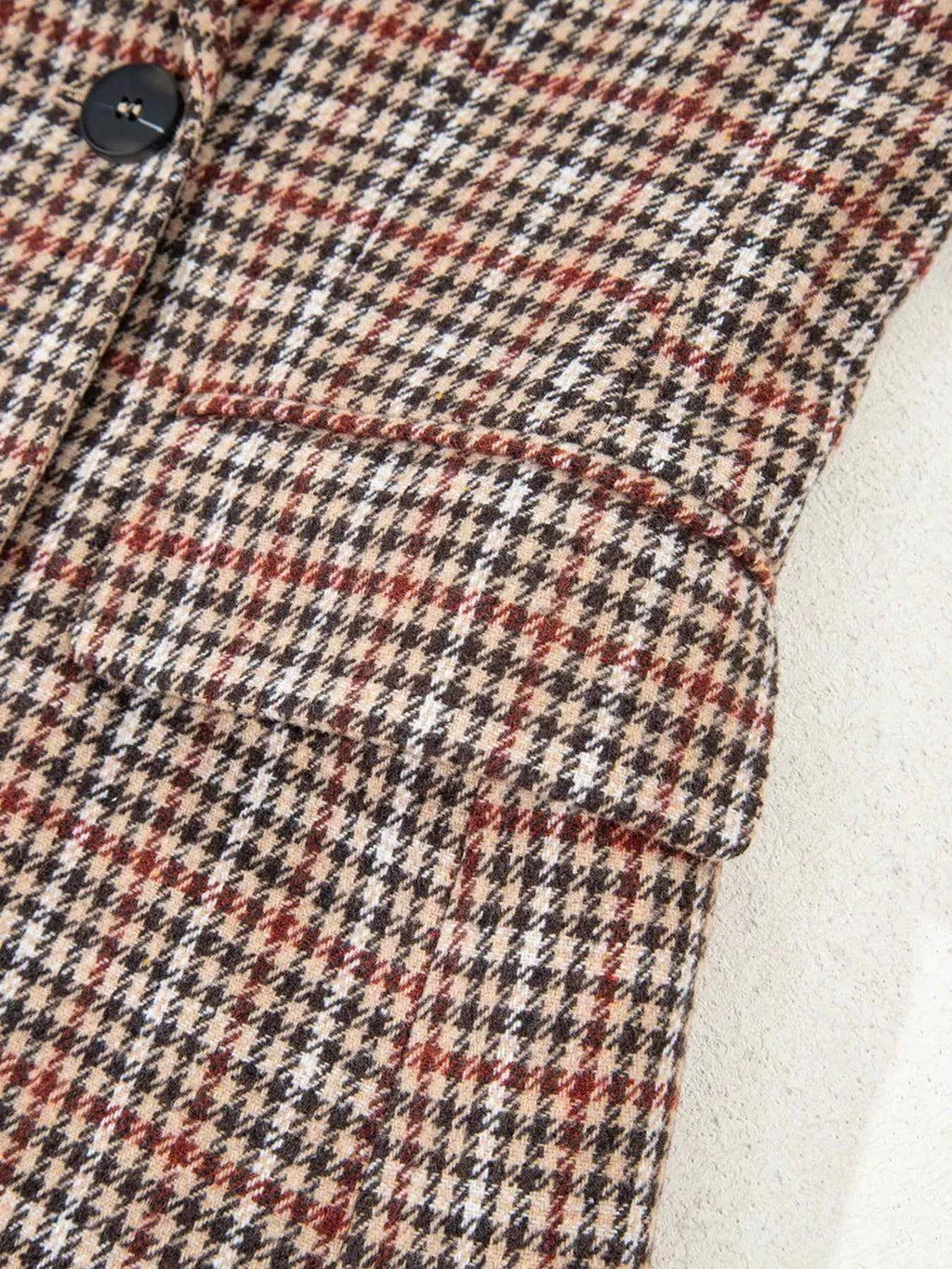Houndstooth Lapel Collar Blazer 7b85c38600bf4e438e4ef5dab6442c88-Max-Origin