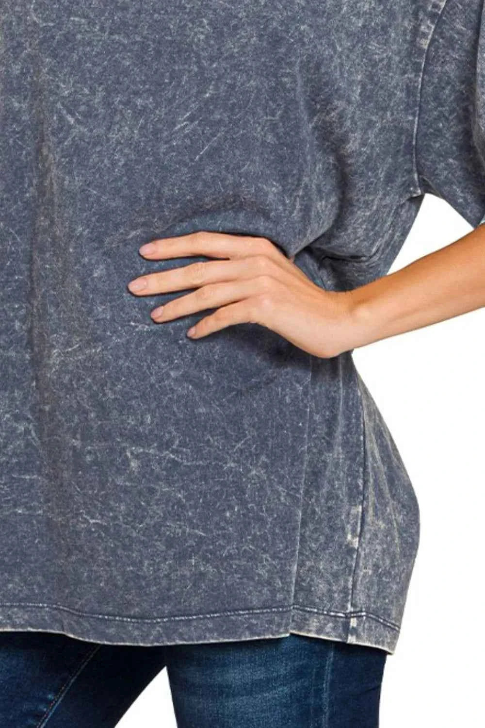 Zenana Washed Short Sleeve Top 7b8f98ed-3579-49e2-968b-d14b3cfc96e1-Max-Origin