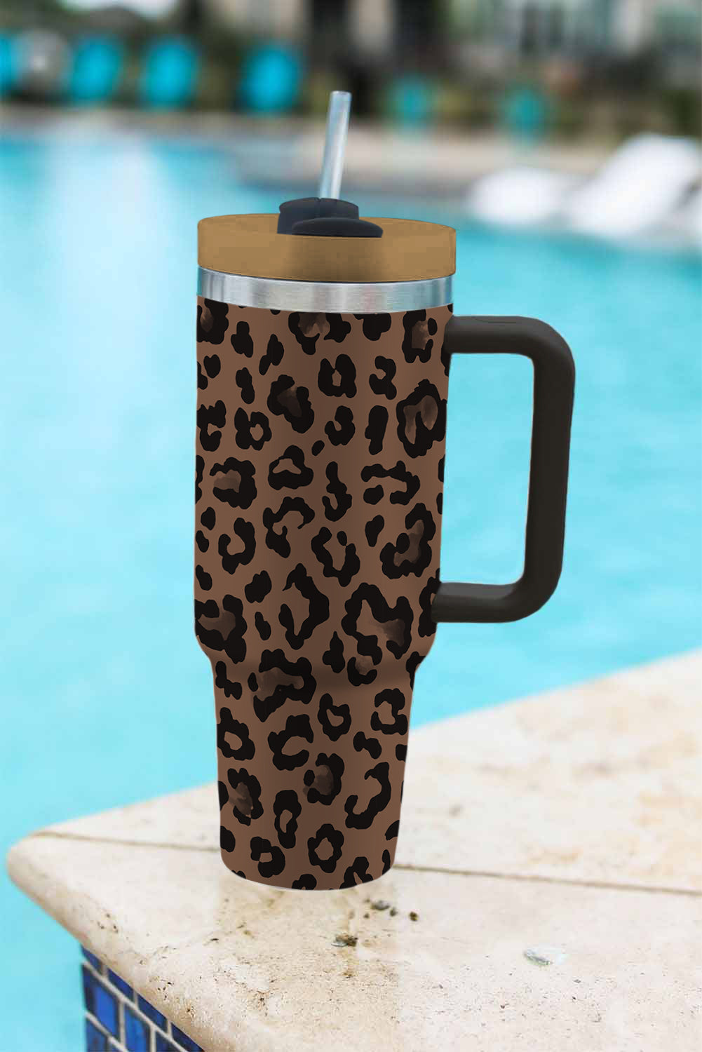 Coffee Leopard Print Tumbler Cup 7b9b88d71033a852