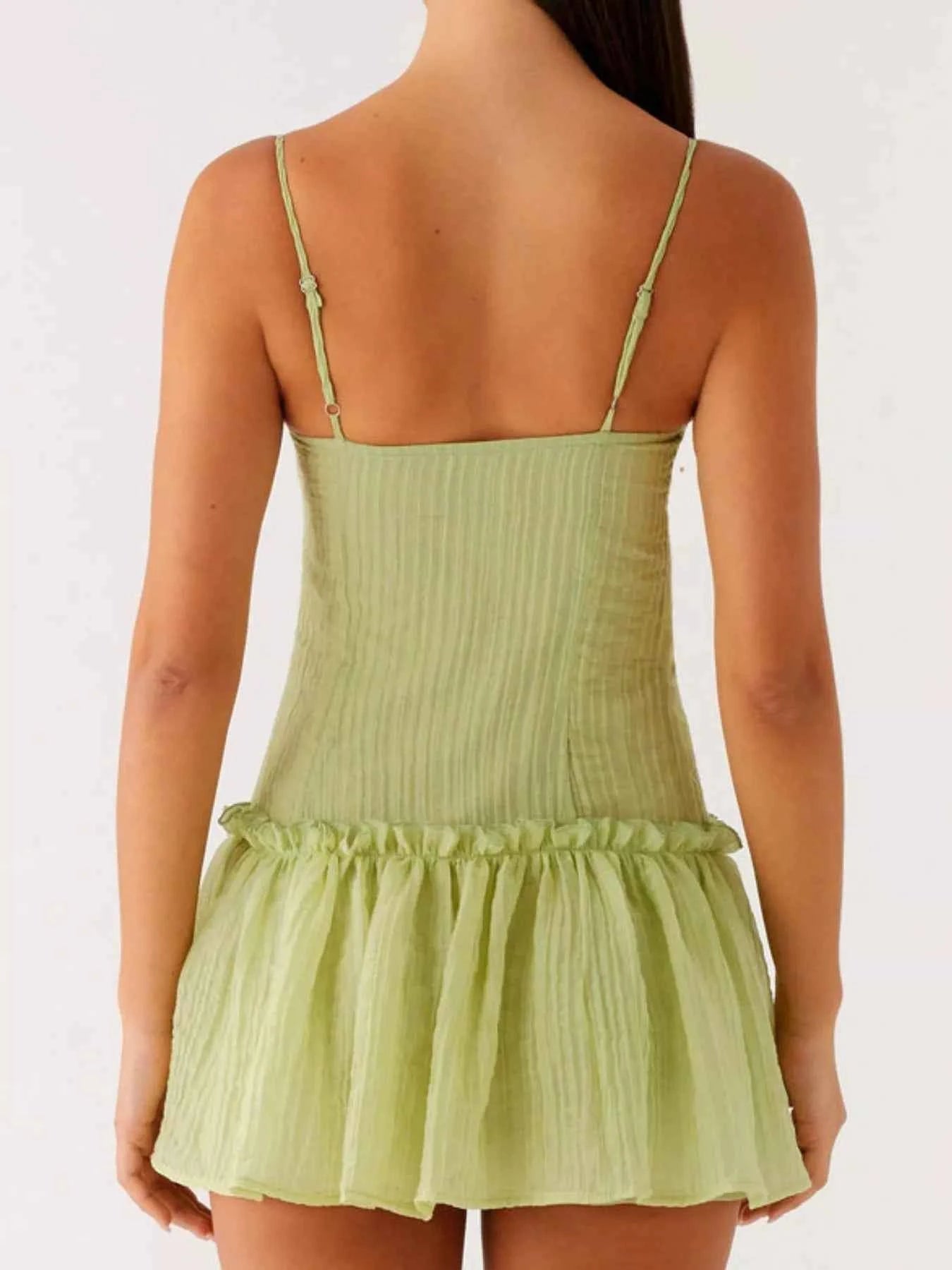 Ruffle Hem Cami Mini Dress 7bb14bad-e89d-4aa8-bbb1-d2e25dae266a-Max-Origin