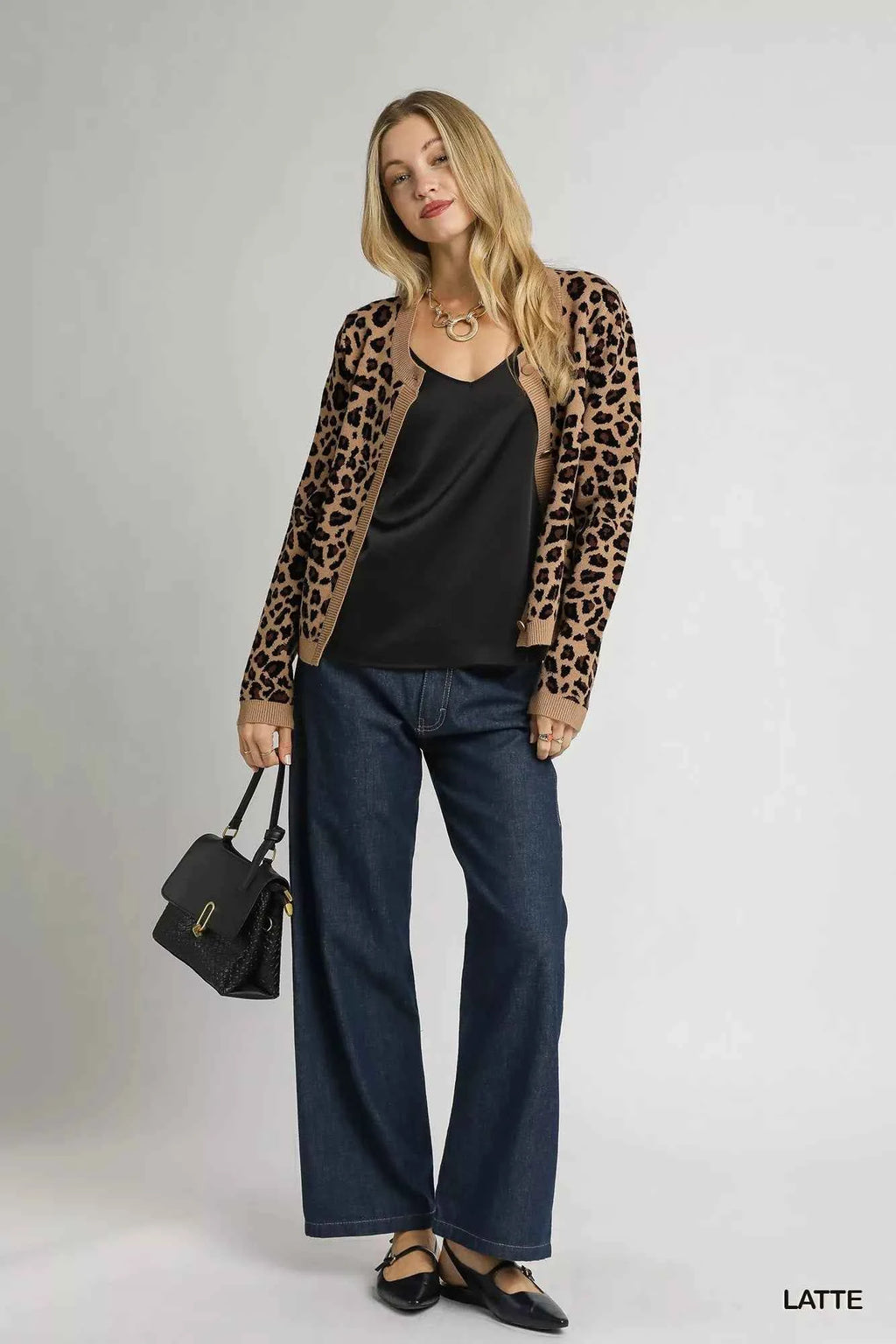 Umgee Leopard Print Button-Down Cardigan 7bbc3e52-9d2c-45c8-82c2-c27b96e5e7e9-Max-Origin