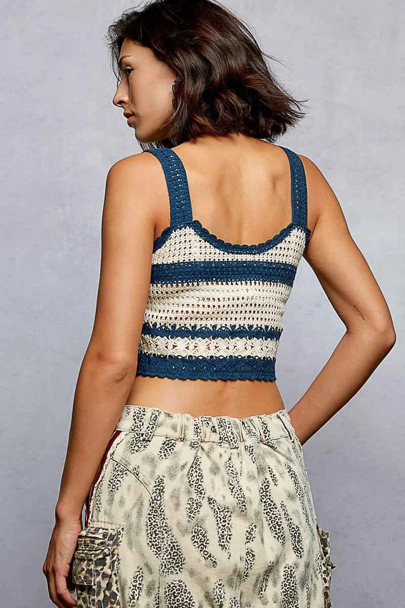 POL Floral Embroidered Cropped Crochet Cami with Scalloped Hem 7c0b0c8c-761f-4ba2-bbed-e76b3ed280dd-Max-Origin