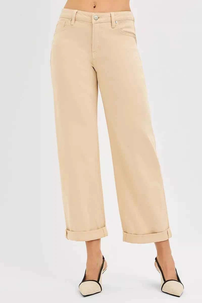 RISEN Tummy Control Mid Rise Ankle Barrel Relaxed Baggy BUTTER MILK 7c0fddcc-d5b6-4180-b1fd-31653f2bd72e-Max-Origin