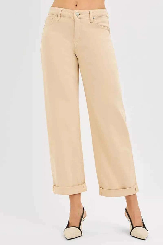 Tummy Control Mid Rise Ankle Barrel Relaxed Baggy BUTTER MILK 7c0fddcc-d5b6-4180-b1fd-31653f2bd72e-Max-Origin