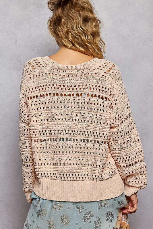 Open-Knit Floral Button Cardigan 7c10f6f4-ea49-439e-8d60-b656eeab5489-Max-Origin