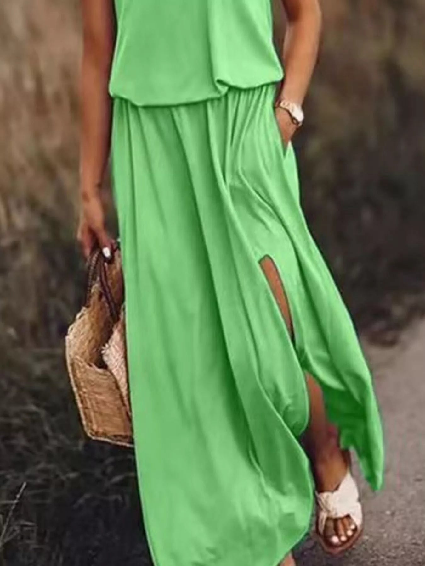Full Size Round Neck Sleeveless Slit Maxi Dress Plus Size 7c2d98bd-3ded-4a7d-8159-654bcabae200-Max-Origin