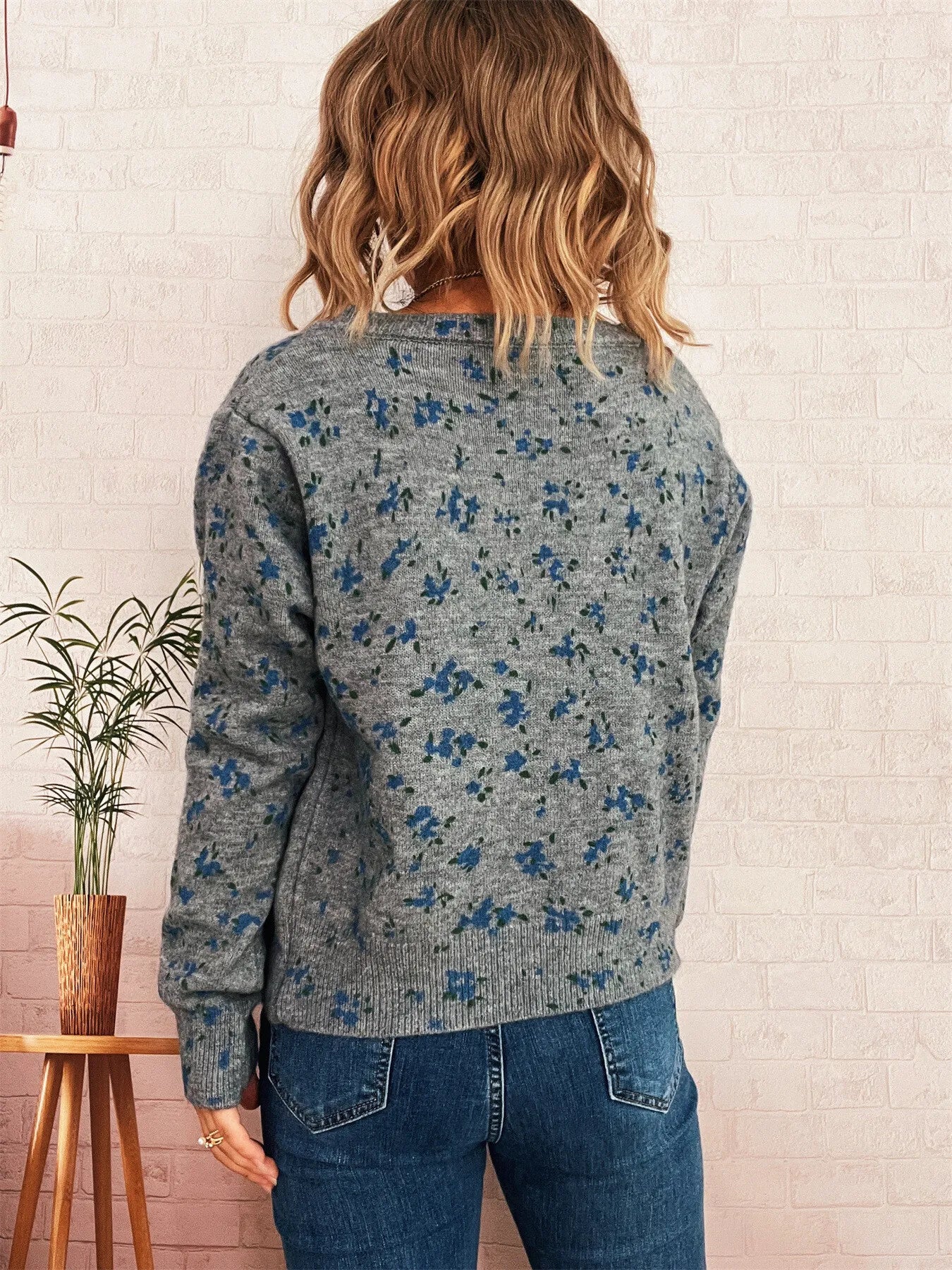 Floral Button-Up Long Sleeve Cardigan 7c680b91911c419d848880595e0f1d53-Max-Origin