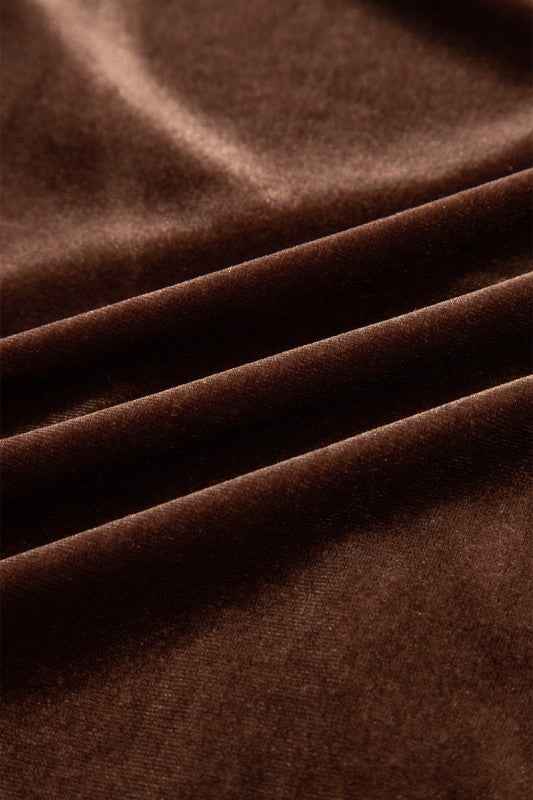 Velvet V-Neck Long Sleeve Tiered Mini Dress 7c6f5fae-9be6-4136-9c66-6828adcb8814