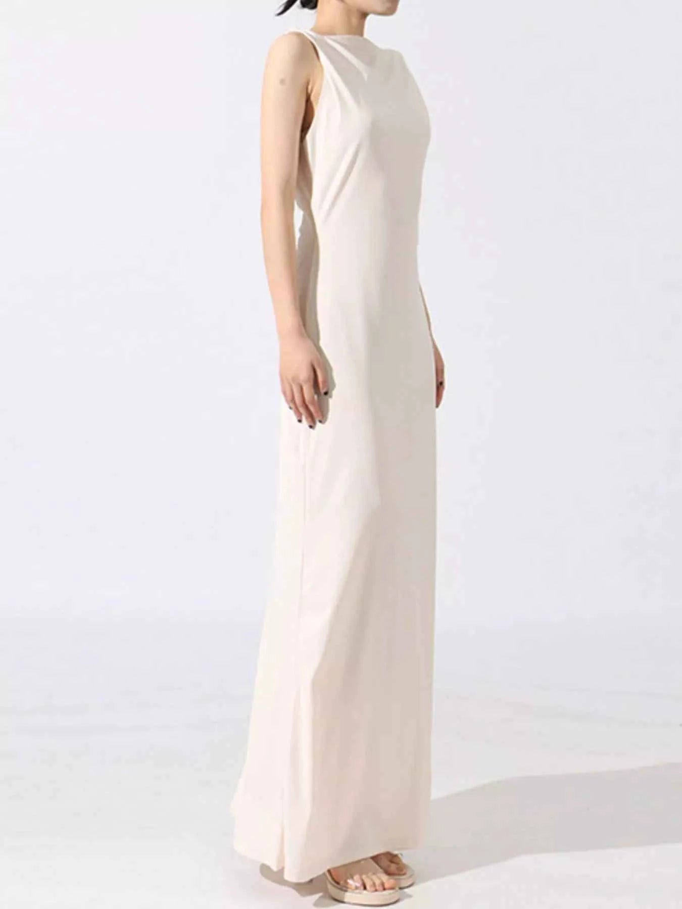 Tie Shoulder Sleeveless Maxi Dress 7c733280-6279-4b51-8c30-eb7f7d113d92-Max-Origin