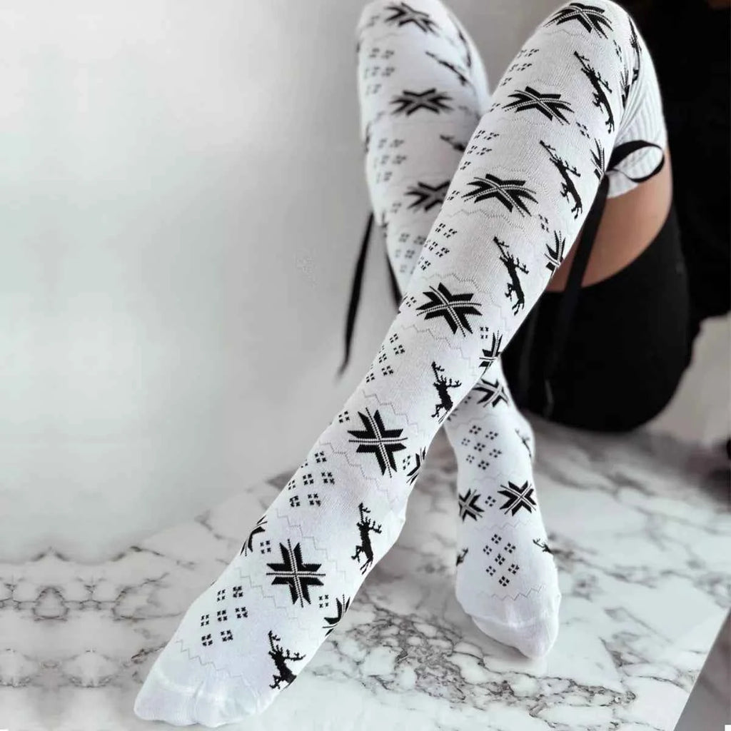 Christmas Bow Knee-High Socks 7c9bd286-4f16-4f7c-9bf3-b45d12ae2ad5-Max-Origin