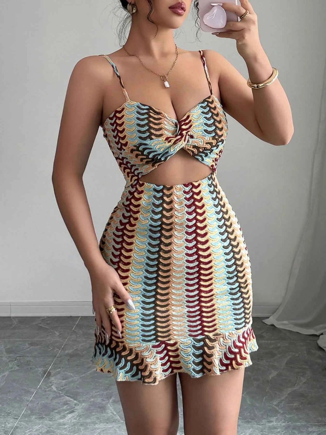 Cutout Ruffled Hem Cami Dress 7ca72ad8-e83e-4060-9d04-b111418c862b-Max-Origin
