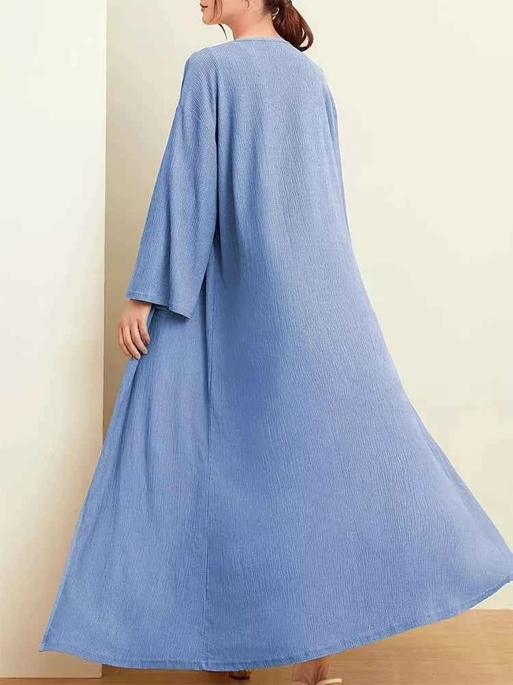 Open Front Long Sleeve Longline Cardigan 7cc1bc74-b709-4f9d-a33f-c0499264d52c-Max-Origin