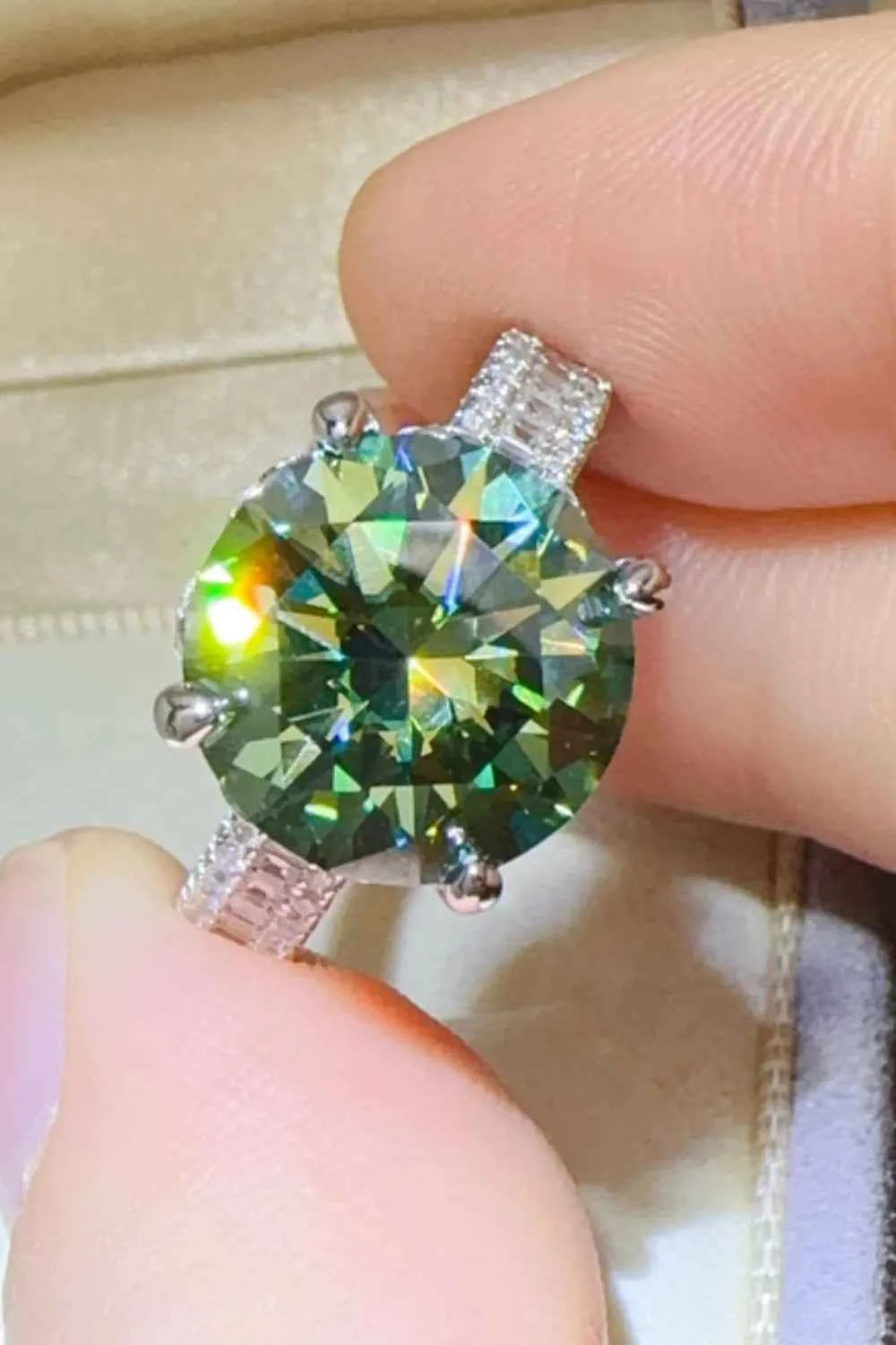 5 Carat Moissanite 925 Sterling Silver Ring 7cc83085-e14f-40bf-9627-784725b2b33d-Max